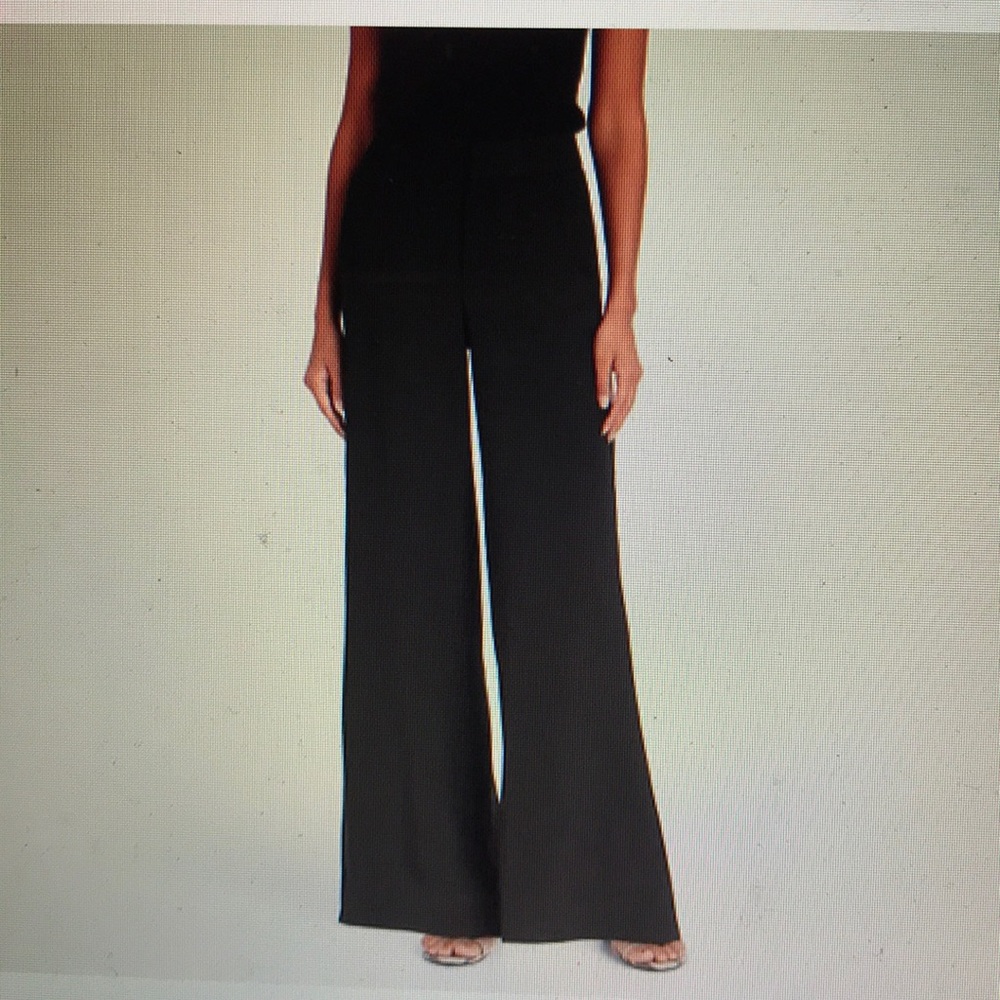 Banana Republic Black wide leg Martin Dress Pants